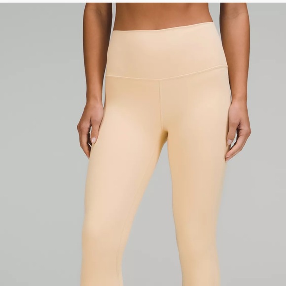 Lululemon Align™ High-Rise Pant 25" size 4 perfect condition. Color: Prosecco - Picture 4 of 11